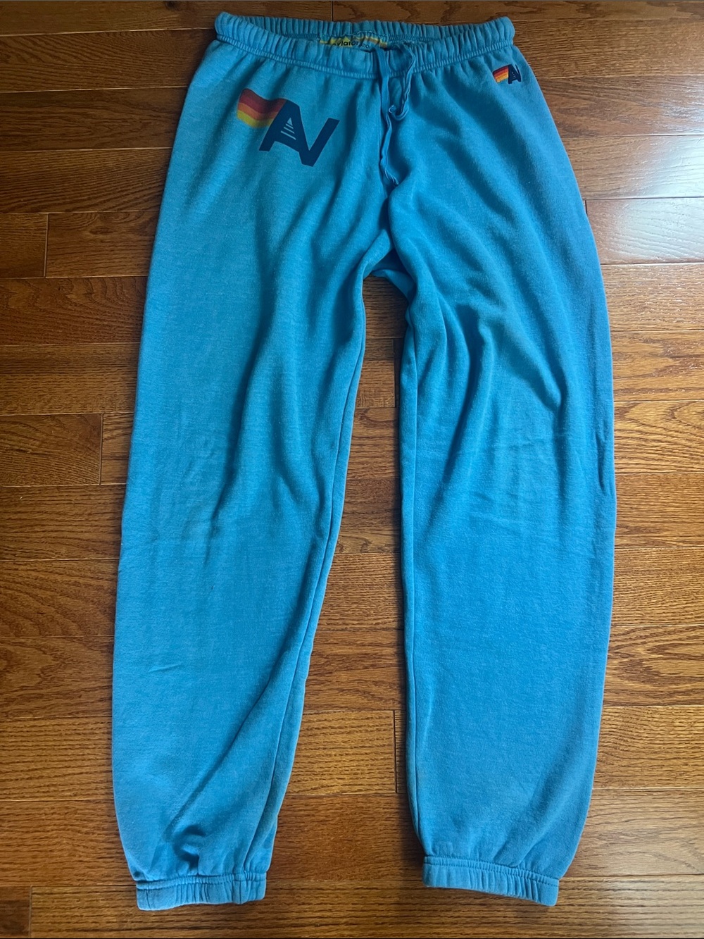 Aviator Nation Blue Jogger Sweatpants L